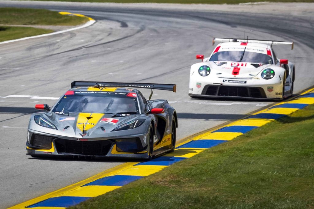 The No. 3 C8.r Of Corvette Competing Takes Second Area Platform End Up In Gtlm Class Throughout The Petit Le Mans At Roadway Atlanta!