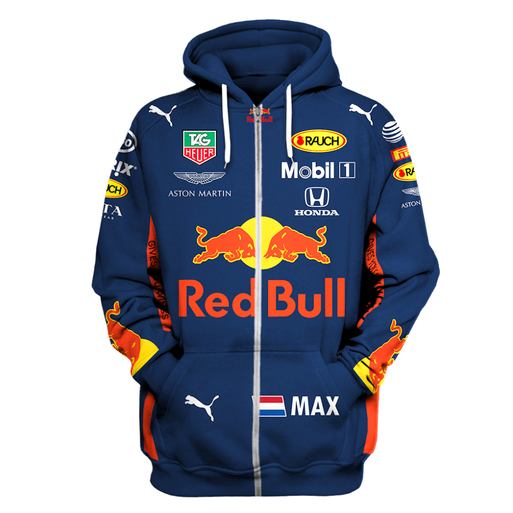 Max Verstappen Hoodie Racing Uniform