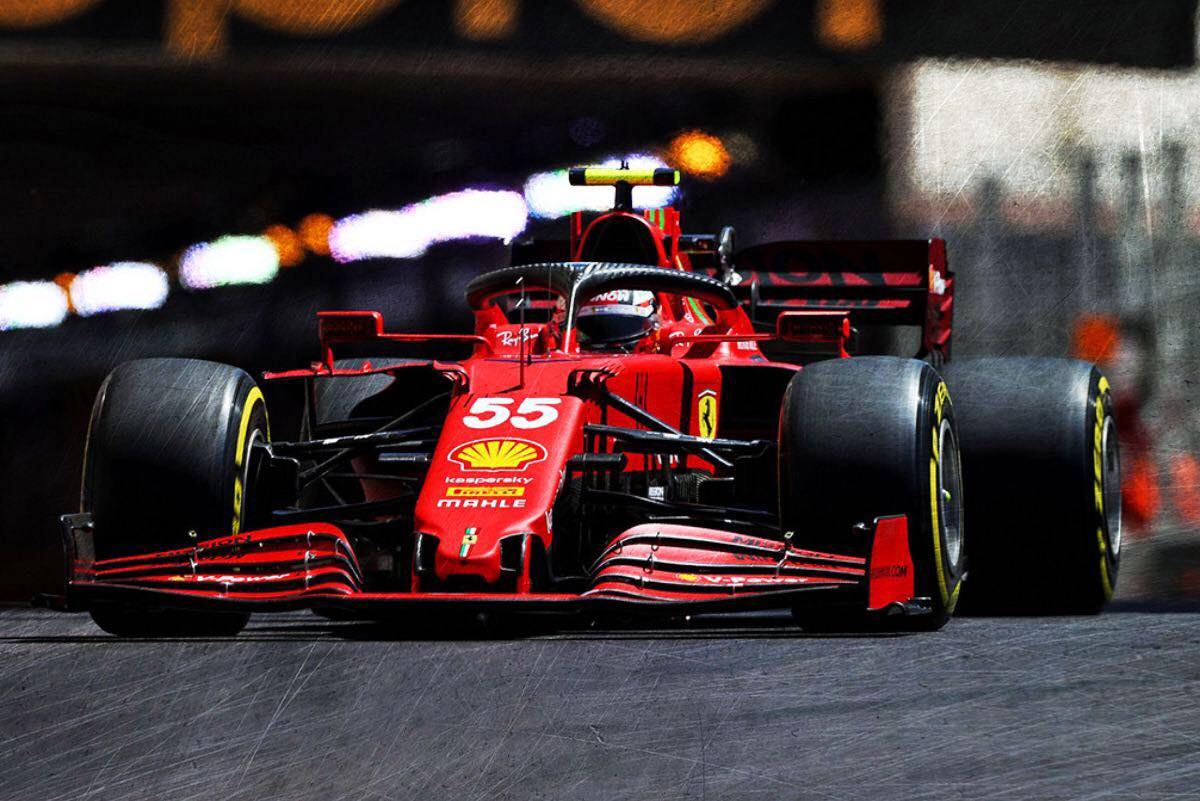 Sainz takes the lead  for Ferrari, while Hamilton had a quiet morning