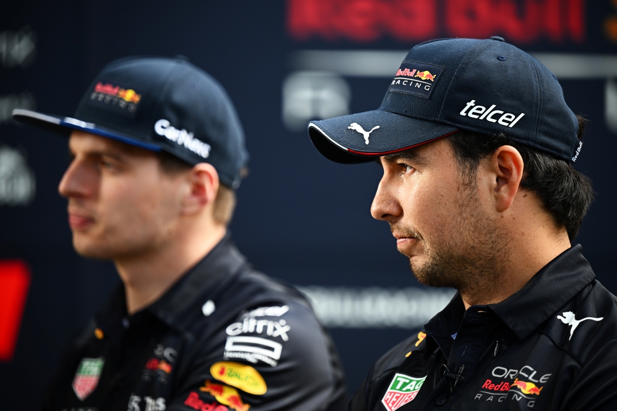 After a Ferrari objection, Verstappen and Perez are both being investigated