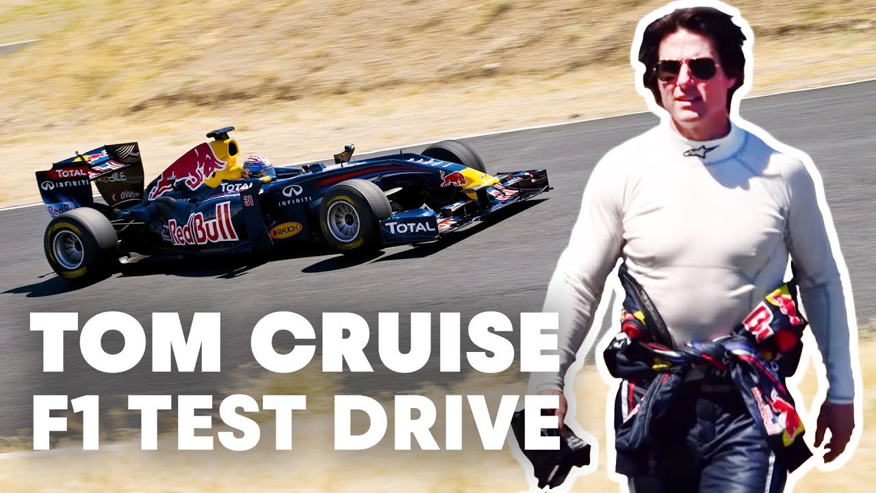 Video: Maverick’s Tom Cruise Challenges Formula One Drivers