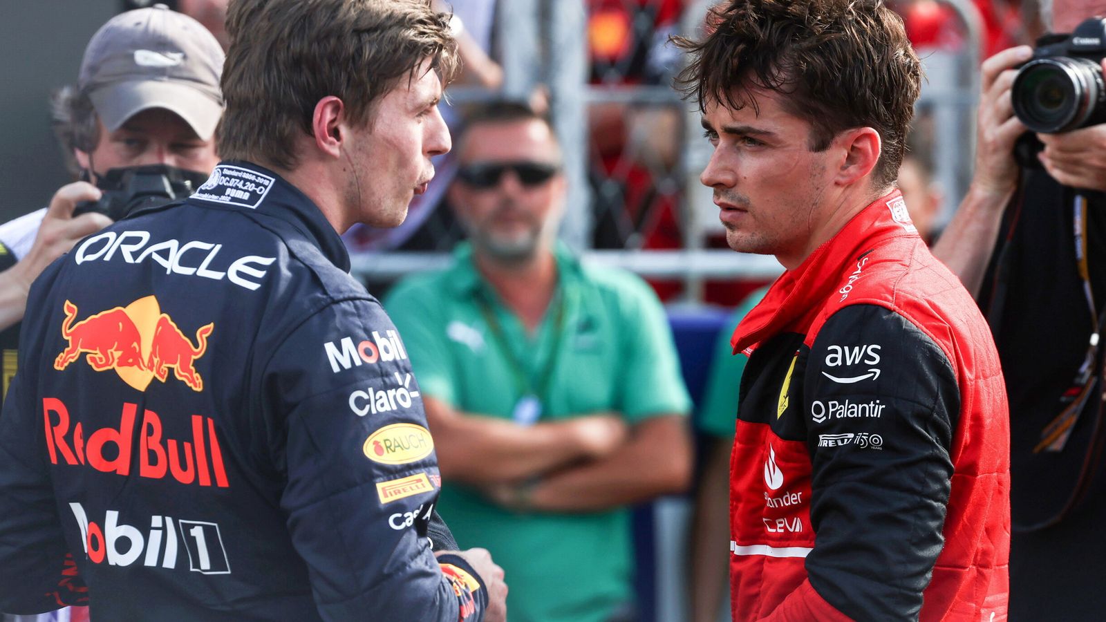 Over Sainz and Russell, Leclerc sides with displeased Verstappen