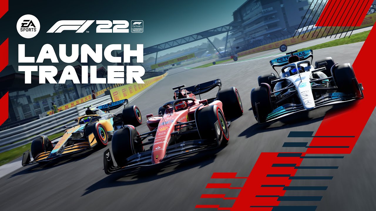 The trailer for the video game F1 22