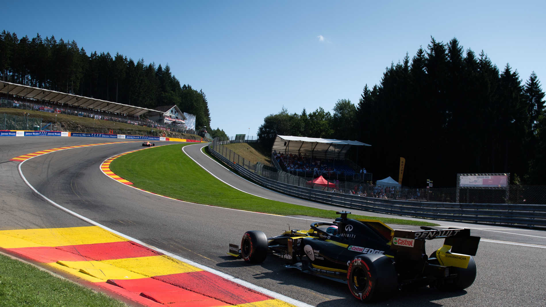 Free Practice 1 for the F1 Belgian Grand Prix in 2022