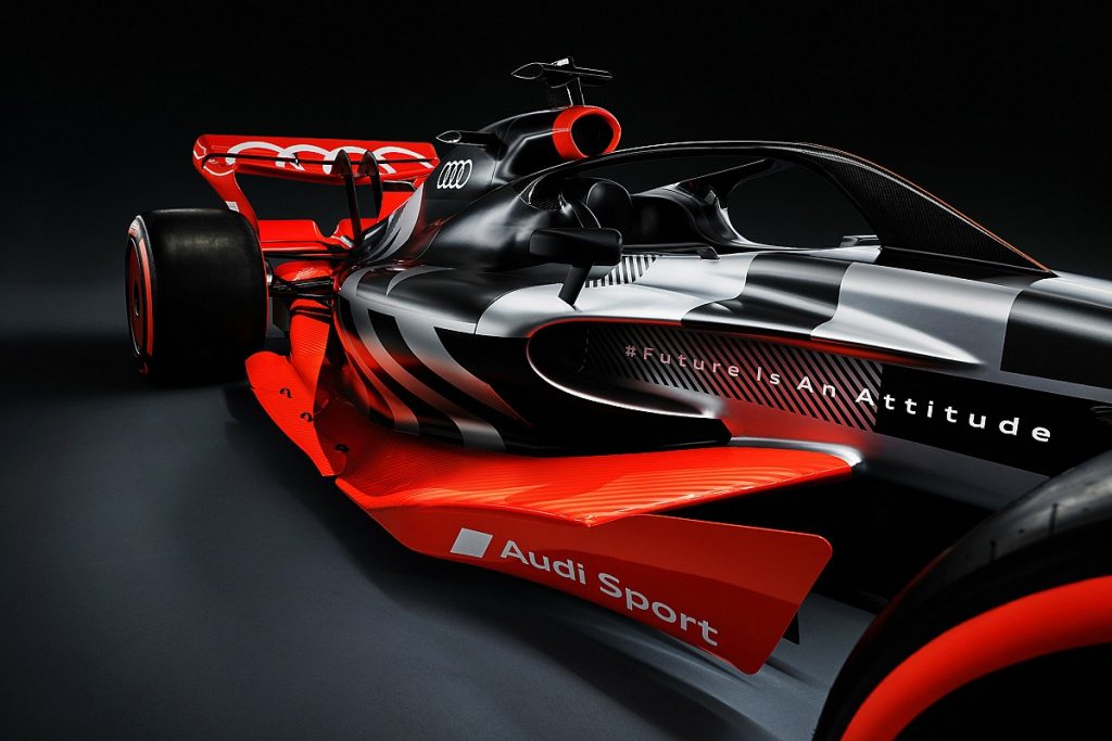 showcar with audi f1 launch