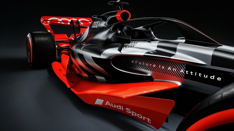 showcar with audi f1 launch