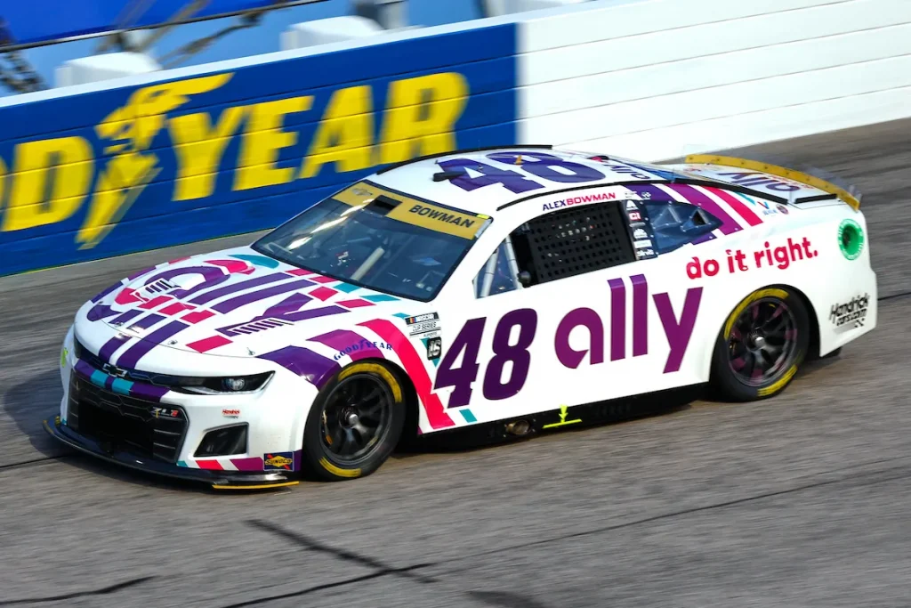 Alex Bowman miss Charlotte Roval