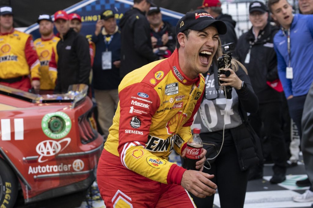 Joey Logano Charlotte Race