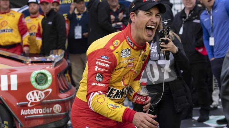 Joey Logano Charlotte Race