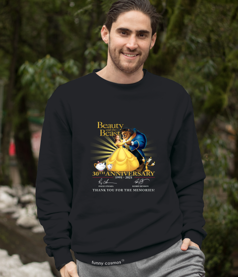 Disney Beauty And The Beast T Shirt, The Beast Belle T Shirt, Happy 30th Anniversary 1991 2021 Tshirt
