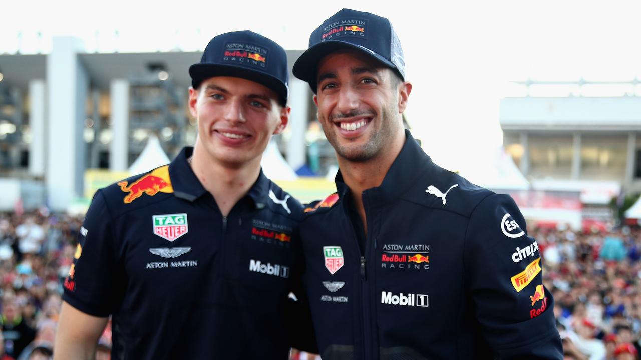 Video: On cheat meals, box sets, and karaoke with Ricciardo and Verstappen
