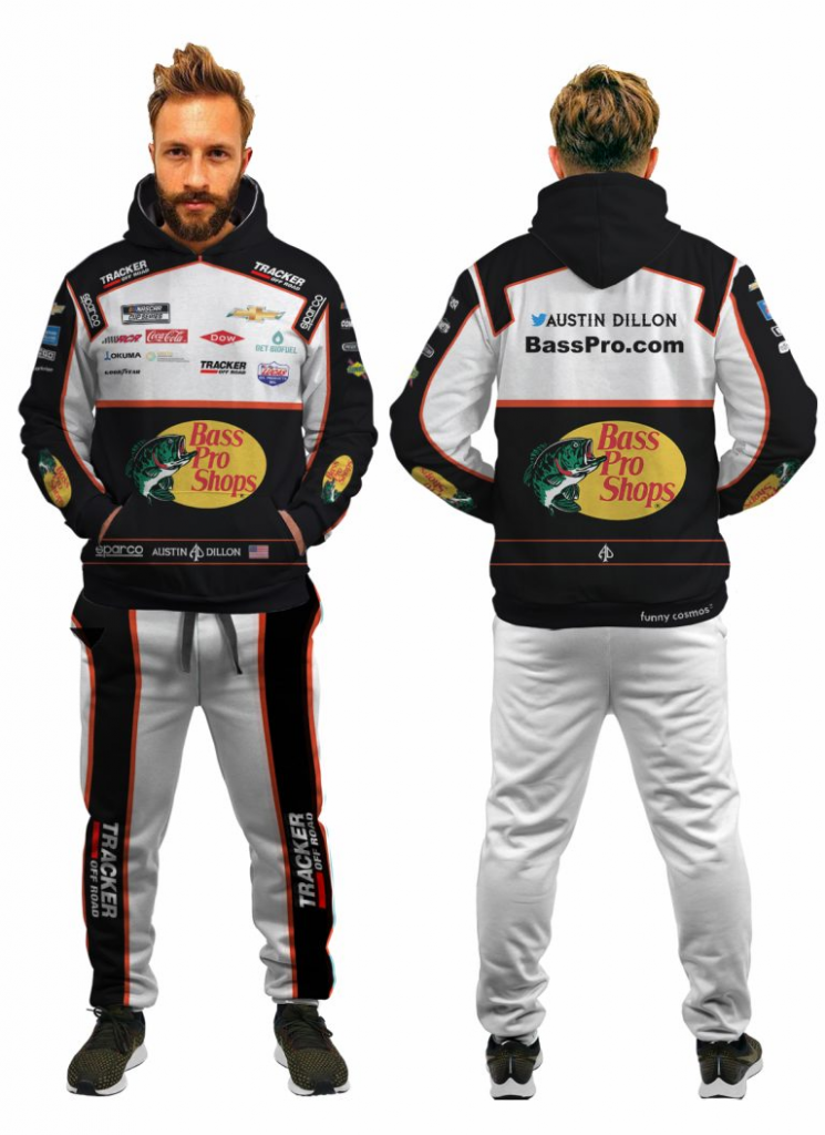 Austin Dillon Nascar 2022 Shirt Hoodie Racing Uniform Clothes Sweatshirt Zip Hoodie Sweatpant
