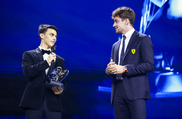 A young Red Bull racer tops F2 and F1racerss to win the FIA Rookie award