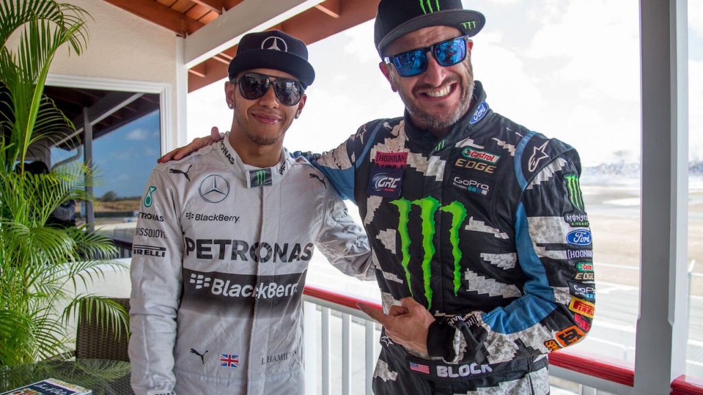 Lewis Hamilton Ken Block