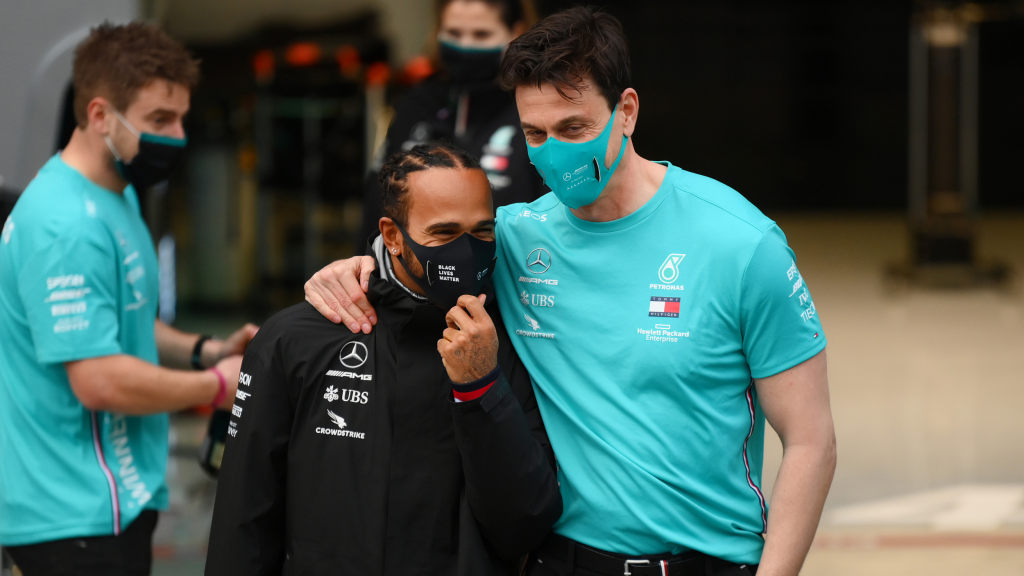 Toto Wolff Lewis Hamilton F1 Mercedes